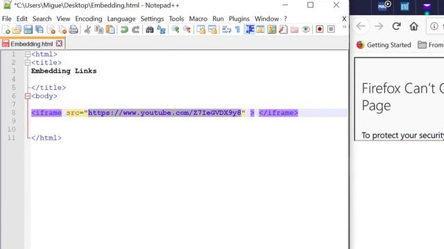 Minute Coding HTML Lesson 7 Embedding Websites (iframe) смотреть онлайн