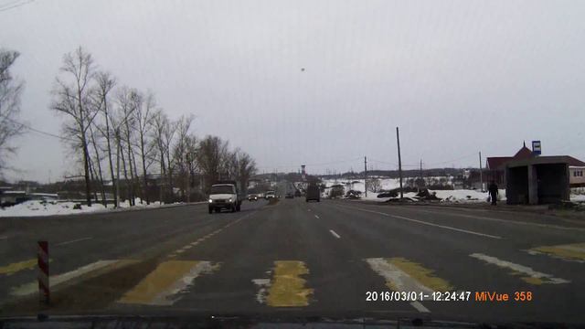 М-7. Владимир. Мост через Рпень. 1.03.2016 г смотреть онлайн