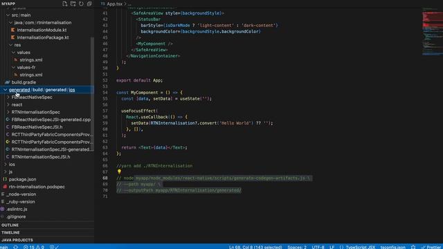 How to do Internalisation/Localization in react native's new architecture without 3rd party library смотреть онлайн