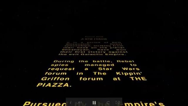 Star Wars: A New Piazza Forum смотреть онлайн