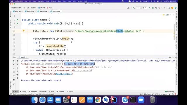 20. Java-da fayllar (Java dasturlash darslari) смотреть онлайн