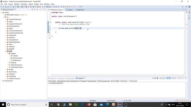Java Static keyword || Java learn in Kannada || Java in Kannada Class-28 смотреть онлайн