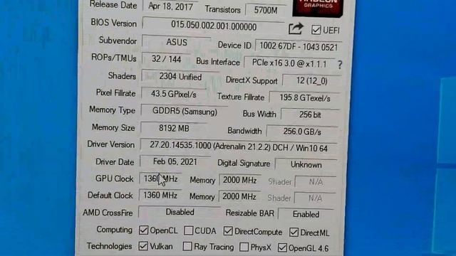 Собрал AMD Radeon RX580 из хлама, на ноутбучном видеочипе смотреть онлайн