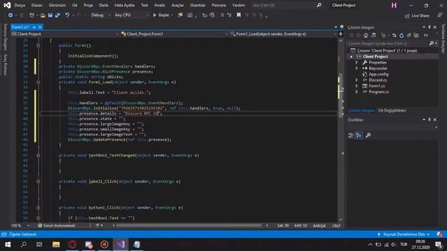 C# Discord RPC Yapımı смотреть онлайн