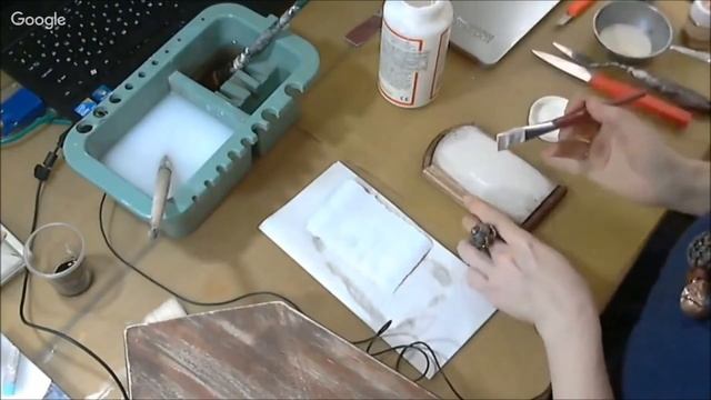 Как начать работать с восковым медиумом в микс медиа Mixed Media энкаустике: МК Натальи Жуковой смотреть онлайн