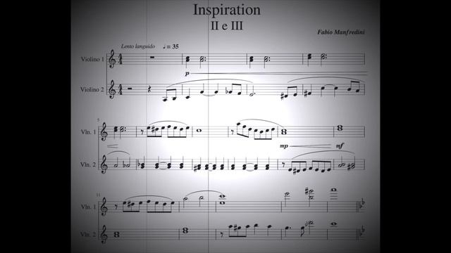 Fabio Manfredini - Inspiration - duetto per due Violini 2020) смотреть онлайн