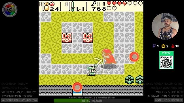 Luta contra Agunima, Os 3 magos ? Corte da LIVE Zelda Oracle Seasons ???️ DIRETO DO GAMEBOY PLAYER смотреть онлайн