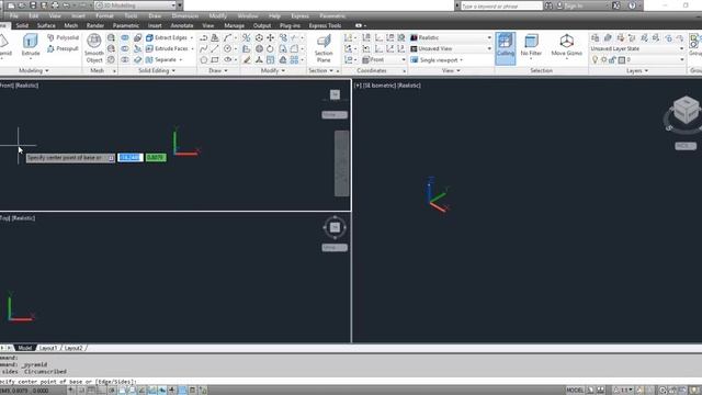 The PYRAMID Command - AutoCAD смотреть онлайн