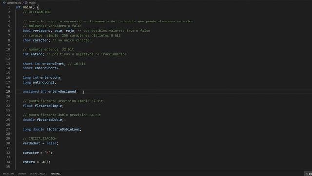 Modificador Unsigned en C++ смотреть онлайн