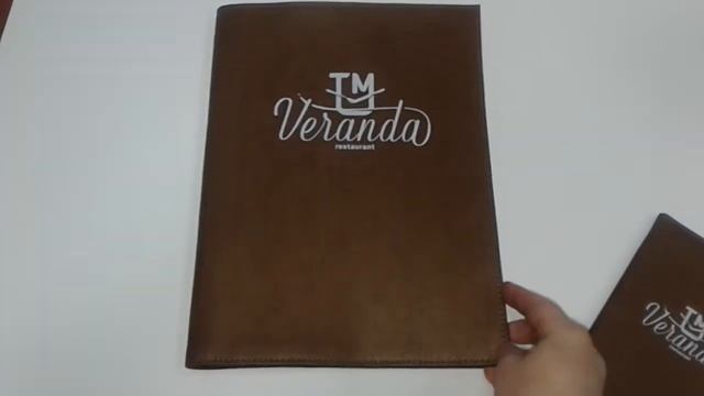 Папки меню для ресторана "Веранда". смотреть онлайн