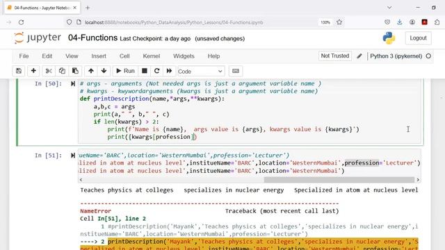 Python Tutorials - Functions args kwargs - Recursion - Lesson 10 смотреть онлайн