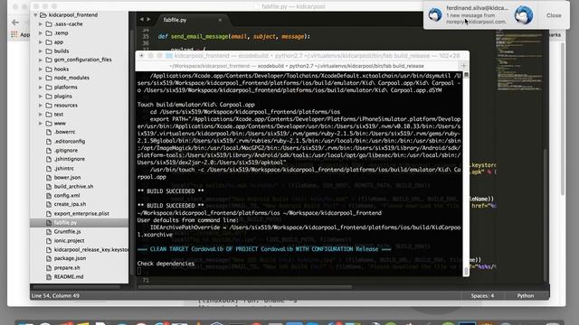 Automated Ionic App Build (iOS/Android) With Python Fabric Demo смотреть онлайн