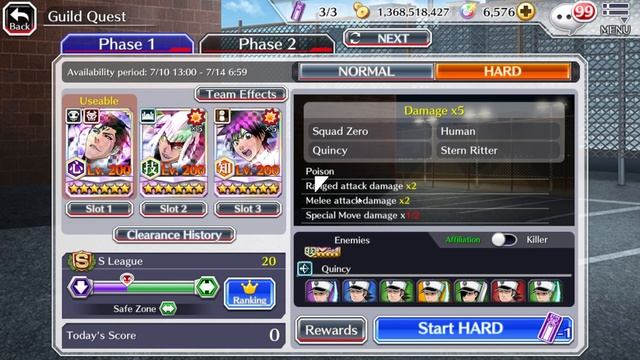 BEATING HUMAN/QUINCY GUILD QUEST WITH A 1/5 TEAM! Bleach: Brave Souls! смотреть онлайн