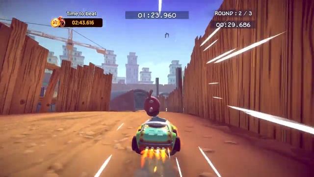 Garfield Kart Furious Racing - Prohibited Site Time Trial - Unlock Mule Head Hat смотреть онлайн