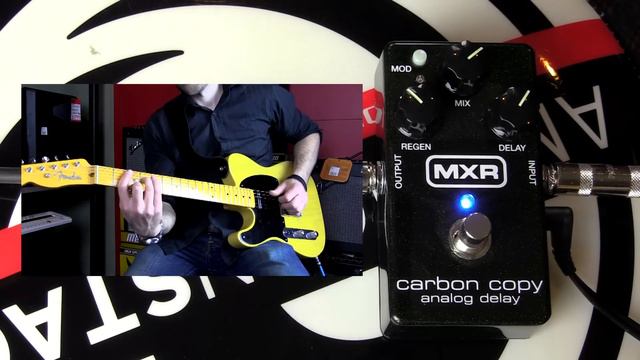 MXR Carbon Copy Analog Delay Pedal Demo смотреть онлайн