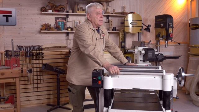 Классический рейсмусовый станок JET JWP-208-3 / обзор и тест / смотреть онлайн