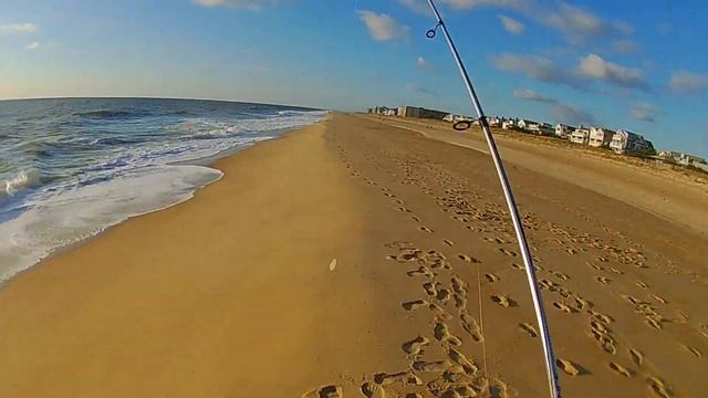 Американская рыбалка- 1 Океан Остров Пляж. США. Fenwick Island beach, Delaware, US ocean fishing смотреть онлайн
