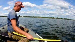 КРУПНЫЙ ЛЕЩ НА ДОНКИ. Ловля леща с лодки.