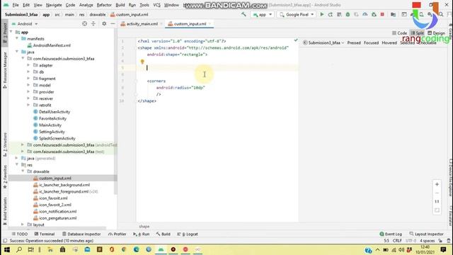 Custom Design EditText | Android Studio смотреть онлайн