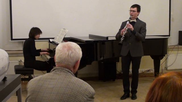 Weber, Variations for clarinet and piano - Vasily Betsis смотреть онлайн