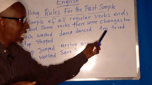 Spelling Rules for Past Simple. смотреть онлайн