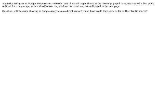 Webmasters: 301 Redirects in a WordPress site: What will Google Analytics report? смотреть онлайн