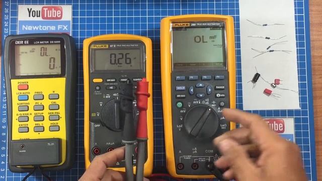 DE-5000 LCR METER vs FLUKE 87v vs FLUKE 289 смотреть онлайн