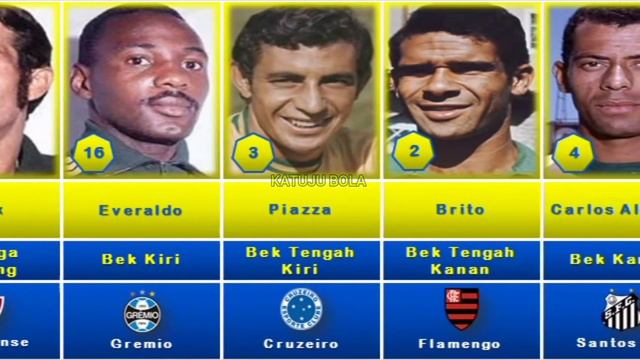 BRAZIL LINE-UP 1970 Coach Mario Zagallo | World Cup Champion Mexico 1970 смотреть онлайн