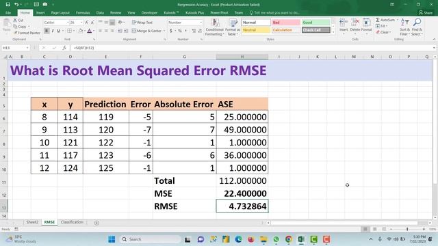 What Is Mean Squared Error-MSE | Root Mean Squared Error-RMSE | Regression Model | Aksadur | Bangla смотреть онлайн
