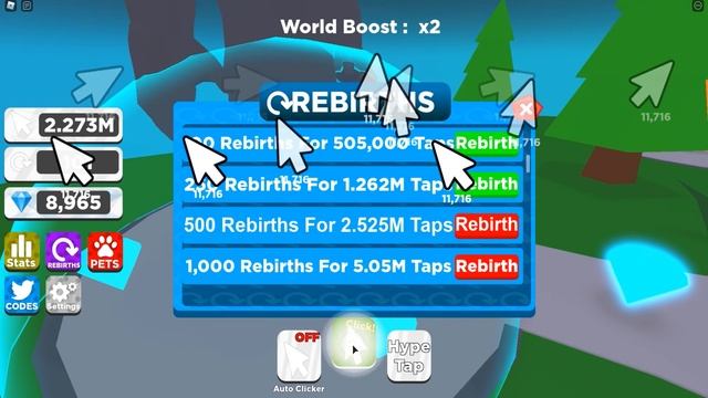 АДМИН ПОДАРИЛ ЧИТЕРСКИЕ КОДЫ ЧТОБЫ СТАТЬ ТОП 1 В ИГРЕ! ROBLOX Space Tapping смотреть онлайн