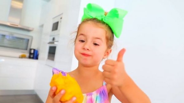 Ruby and Bonnie Learn to Eat Healthy Food - Funny Kids Video