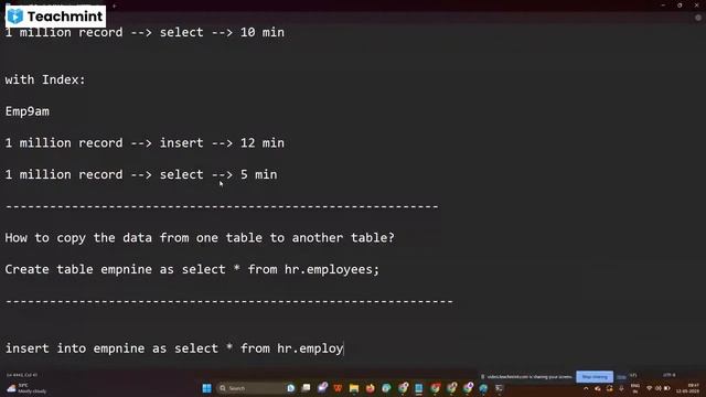 Oracle Index in SQL April Batch - 1 смотреть онлайн