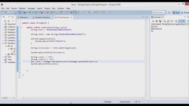 Java String - Wie du in deinen Programmen Zeichenketten verarbeitest. смотреть онлайн