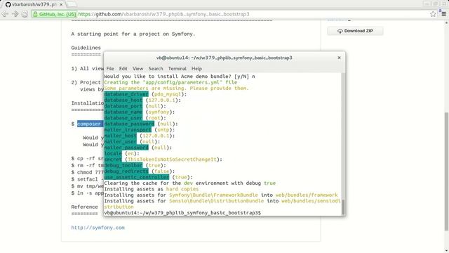 Install Symfony with Boostrap3 template смотреть онлайн