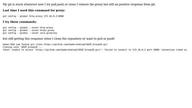 Ubuntu: How to remove proxy from git I try, but still showing the error how to resolve it? смотреть онлайн