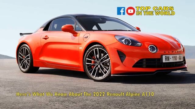 Here's What We Know About The 2022 Renault Alpine A110 смотреть онлайн