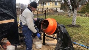 Бюджетное утепление дома опилкобетоном. Начало.