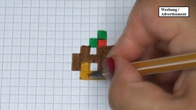 DIY Handmade Drawing Pixel Art | How to draw a cute sweet Cake | Christmas Draw with Me смотреть онлайн