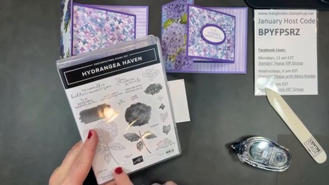 Hydrangea Hill Joy Fold Card смотреть онлайн