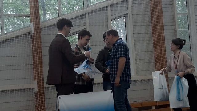 Награждение команды "Синий трактор"