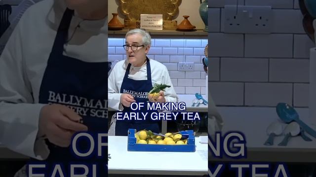 Rory O’Connell Shows The 12 Week Students Some Beautiful Bergamot Lemons/oranges, (Citrus Bergamia)