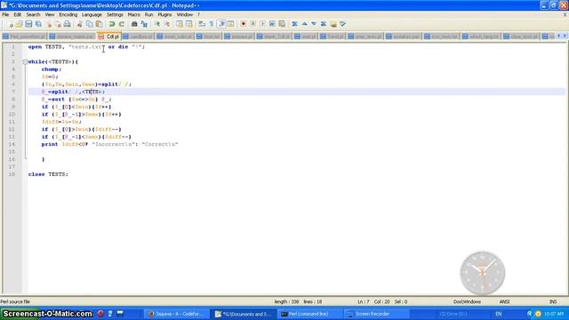 скринкаст Coder-Strike 2014: Раунд 2. Problem A смотреть онлайн