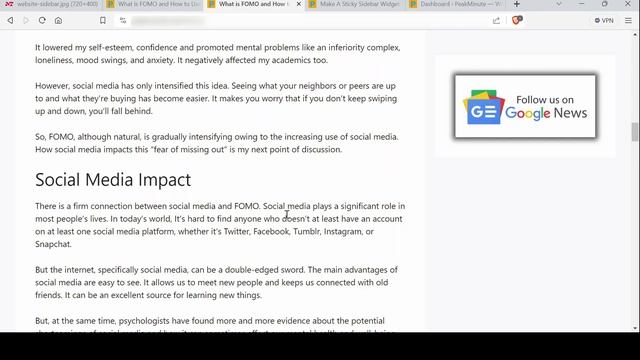 How To Make A Sticky Sidebar Widget In WordPress Without Plugin смотреть онлайн