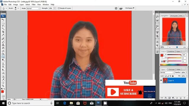 Cara Simple Edit Pass Foto 3 x 4 menggunakan photoshop смотреть онлайн