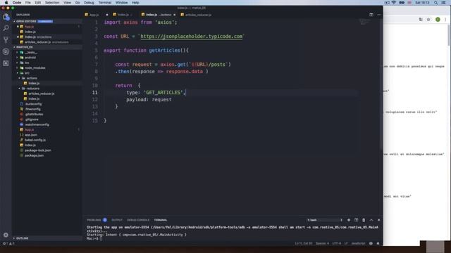 49 Dispatching an action || React native for beginner to advance full course смотреть онлайн