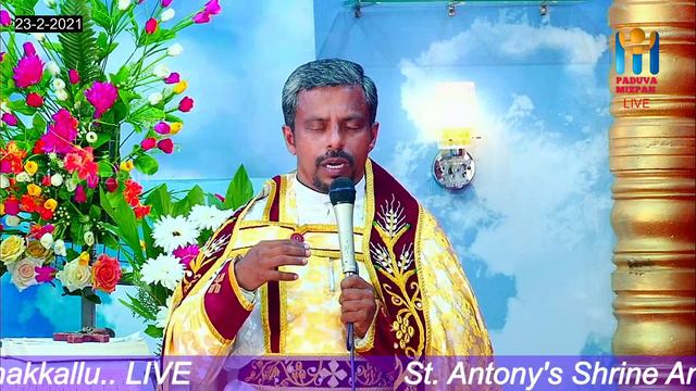 ST.ANTONY'S SHRINE ANAKKALLU. live telecast 23-02-2021 смотреть онлайн
