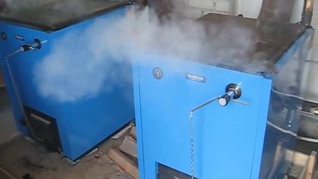 Buderus Logano S111 45D. Опрокидывание тяги дымохода смотреть онлайн