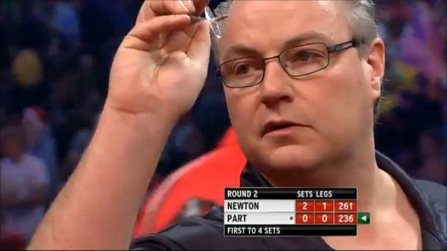 PDC World Darts Championship 2014 - Second Round - Newton VS Part смотреть онлайн