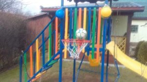 Детская горка с качелями(результат)