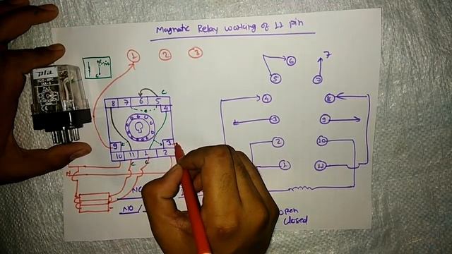 11 pin relay working and connection смотреть онлайн